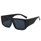 Oversized Square Black Shades Sunglasses