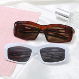 UV400 Plastic Designer Narrow Rectangle Sporty Sunglasses