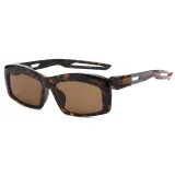 UV400 Plastic Designer Narrow Rectangle Sporty Sunglasses
