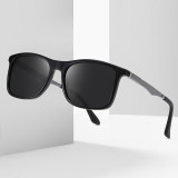 High quality Simple Black Polarized Sunglasses