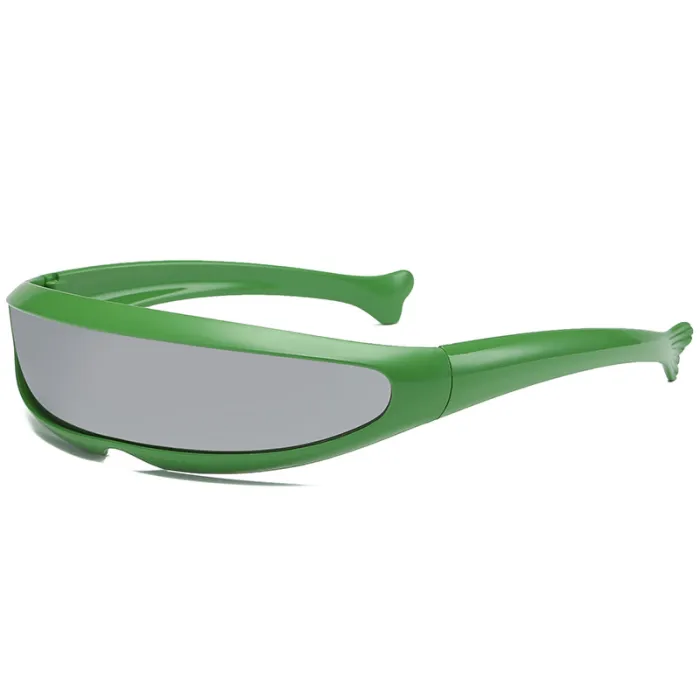 Futuristic X-Men Cyclops Goggles Monolens Wrap around Sunglasses