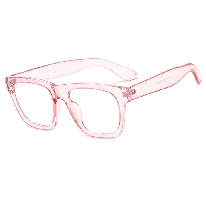 Vintage Square Plastic Frame Anti Blue Light Glasses