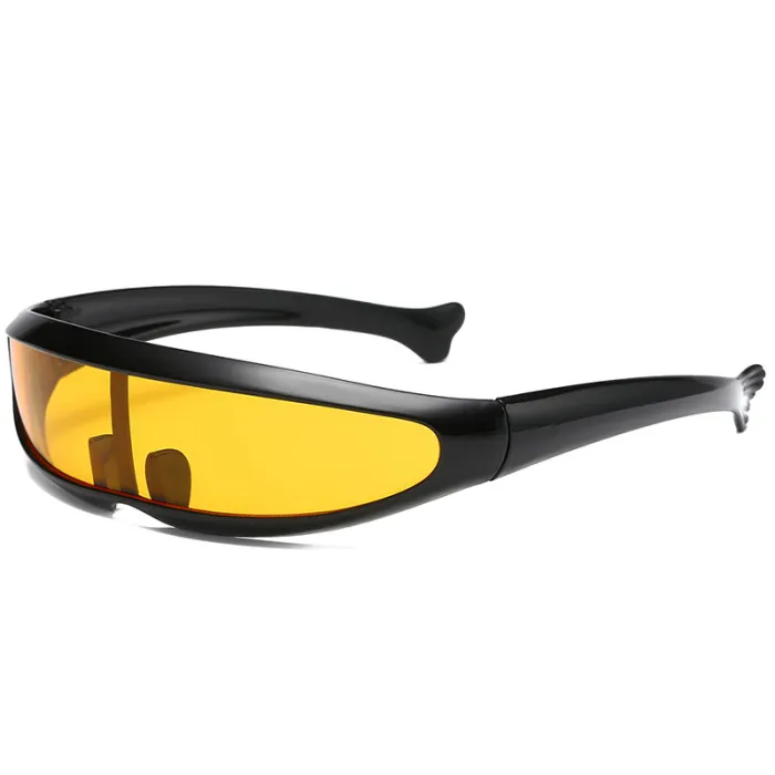 Futuristic X-Men Cyclops Goggles Monolens Wrap around Sunglasses