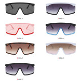 Fashion Women Designer Sun glasses  One piece Lens Shield Sunglasses