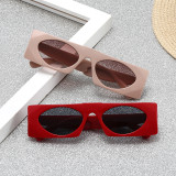 Retro Vintage Small Plastic Rectangle Sunglasses