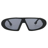 Retro Fashion Men Women Oval Sunglasses