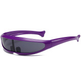 Futuristic X-Men Cyclops Goggles Monolens Wrap around Sunglasses