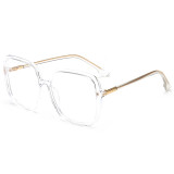 Oversized Square Eyeglass Frames Anti Blue Light Glasses