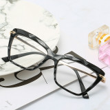 Diamond Cutting Surface Eyeglasses Frames Women Lady Clear Lens Glasses
