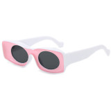 Fashion Rectangle Thick Frame Fashion Sunglasses