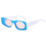 Fashion Rectangle Thick Frame Fashion Sunglasses