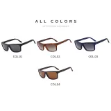 Rectangle TR90 Frame TAC 1.1 Lenses Polarized Outdoor Sunglasses