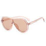Fashion One Piece Lens Shades Sun glasses Gradient Shield Sunglasses