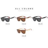 TR90 Square Optical Frame Glasses with Polarized Magnet Clip On Lenses