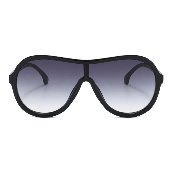 Fashion One Piece Lens Shades Sun glasses Gradient Shield Sunglasses