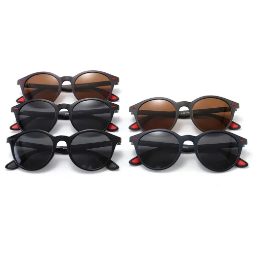 TR90 Frame TAC 1.1 Lenses  Retro Round Polarized Sunglasses