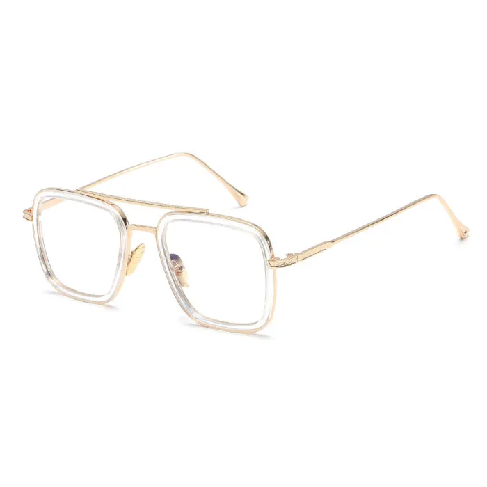 Movie Spiderman Far from Home Tony Stark Sunglasses Edith Glasses