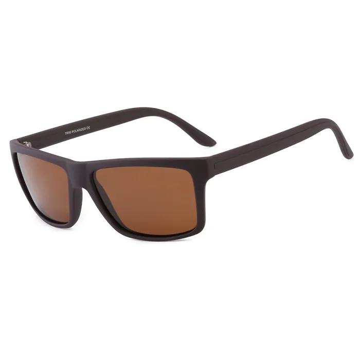 Rectangle TR90 Frame TAC 1.1 Lenses Polarized Outdoor Sunglasses