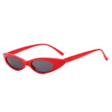 retro vintage ladies small oval pointed sunglasses