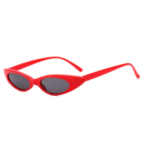 retro vintage ladies small oval pointed sunglasses