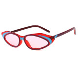 Colorful Frame Cateye Candy women sun glasses
