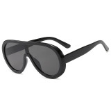 Oversized Shades Sun glasses One Piece Lens Shield Sunglasses