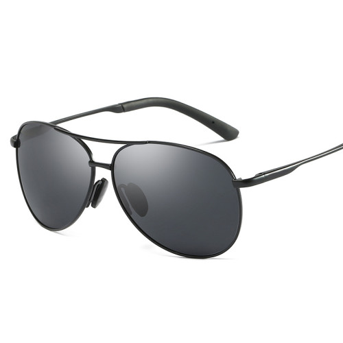 Pilot Style Black Shades Men's Polarized Driving Sunglasses