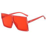 Red Oversized Square Sunglasses 20637C9