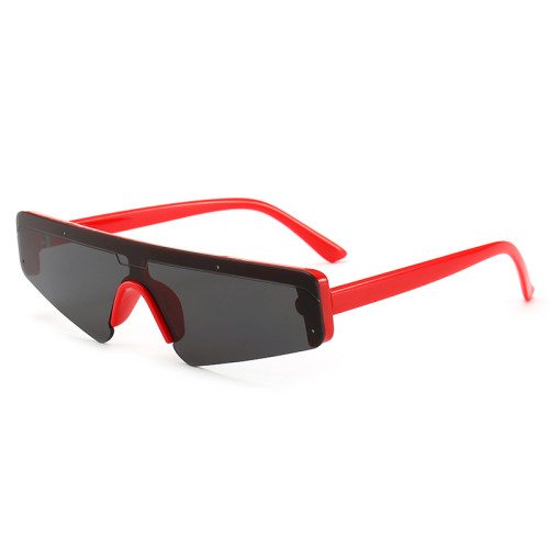 Future Look one piece lens Sun glasses Small Flat Top Sunglasses