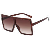 Brown Oversized Square Sunglasses 20637C20