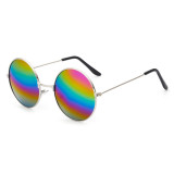 53mm Classic Retro Vintage Men Women Sun glasses Fashion Mirrored Round Metal Sunglasses