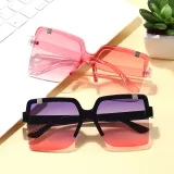 Fashion Half Frame Sunglasses