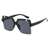 Fashion Half Frame Sunglasses