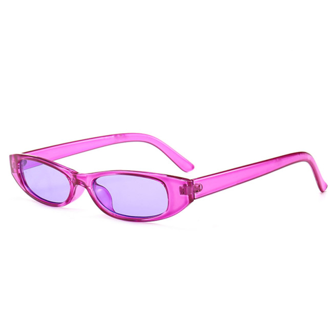 Retro Vintage Small Oval Plastic Sunglasses