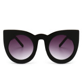 Round Cateye Fashion Brand Designer Women Sunglasses
