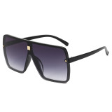 Oversize Mono Lens Shades Sunglasses