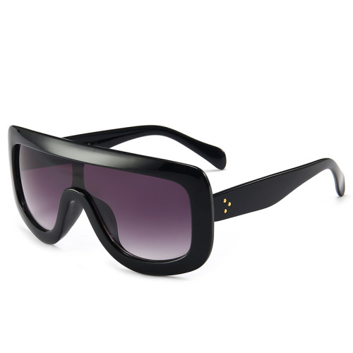 one piece Lens Brand Designer Sun glasses Women Oversized Shield Shades Sunglasses