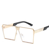 Fashion Square Sunglasses Metal Frame Shades Sun glasses