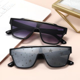 Mono Lens Flat Top Black Shades Sunglasses