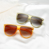 Fashion Women Oversized Flat Top Shades Sunglasses