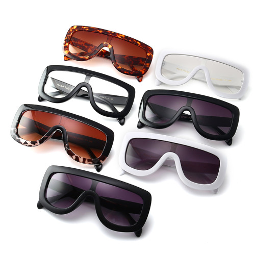 one piece Lens Brand Designer Sun glasses Women Oversized Shield Shades Sunglasses