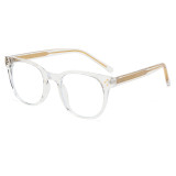 Retro Round Optical Frame Eyeglasses with Anti Blue Light Lenses glasses