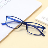 Weight Cheap Rectangle TR90 Frame Anti Blue Light Glasses