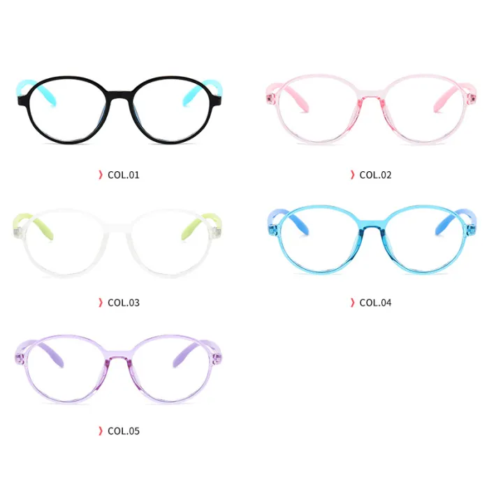 Oval Blue Light Blocking Glasses for Kids