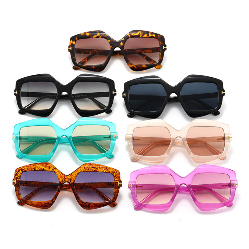 Fashion Men Women Oversized Square UV400 Shades Sunglasses