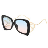 Big Frame Women Butterfly Shades Sunglasses