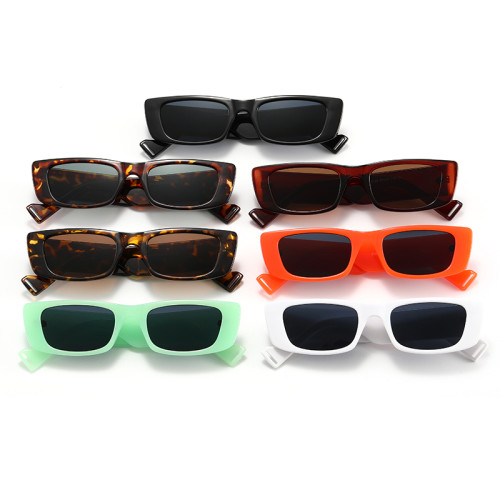 Retro Vintage Rectangle Men Women Fashion Trendy Sunglasses