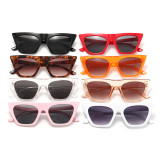 Fashion Flat Top Oversized Women Cat Eye Sunglasses