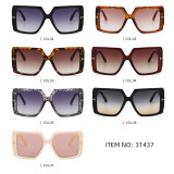 Fashion UV400 Sun glasses Big Frame Oversized Square Shades Sunglasses