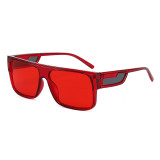 Flat Top New Rectangle Shades Men Women Sunglasses